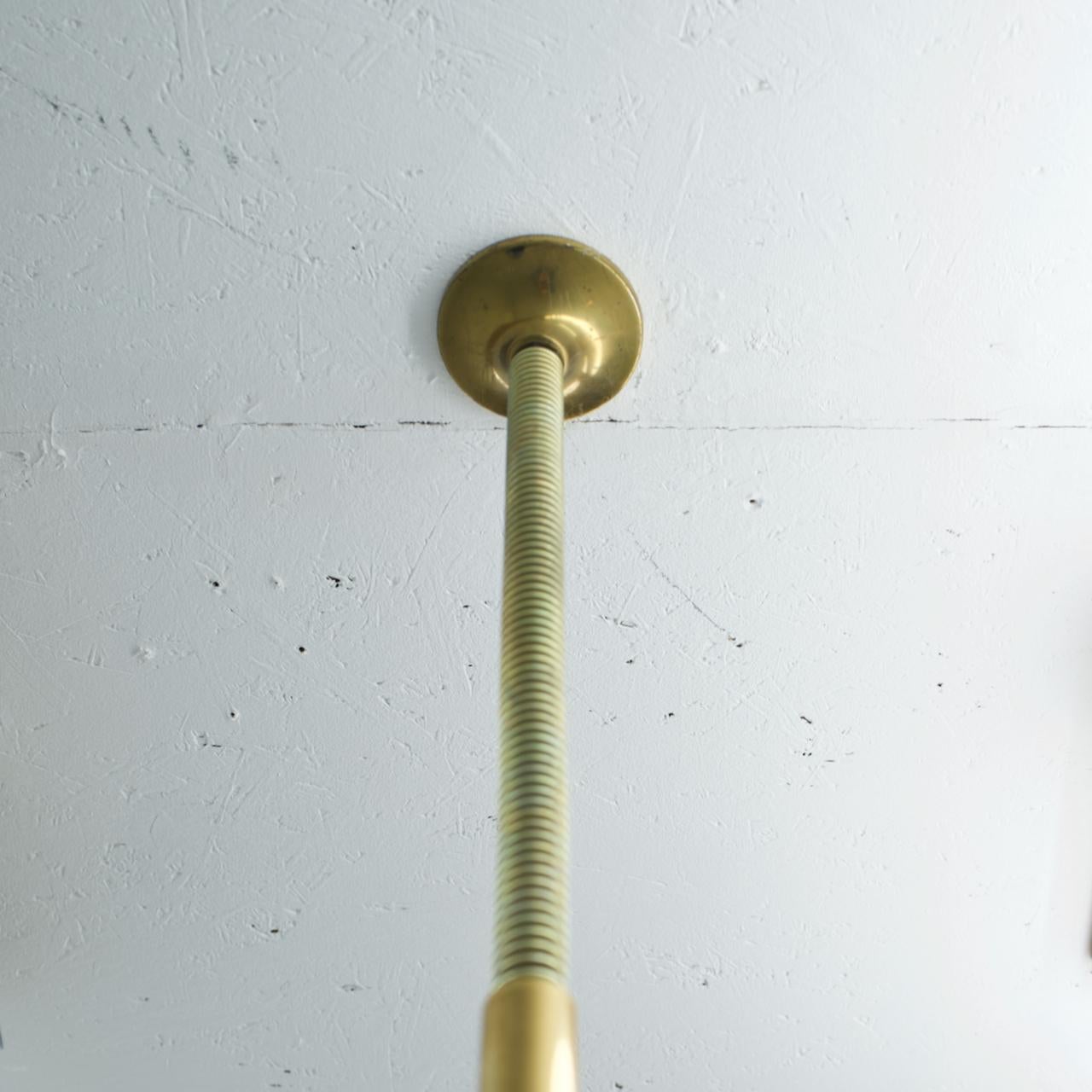 Florian Schulz Adjustable Arc Brass Floor Lamp, 1970s 4