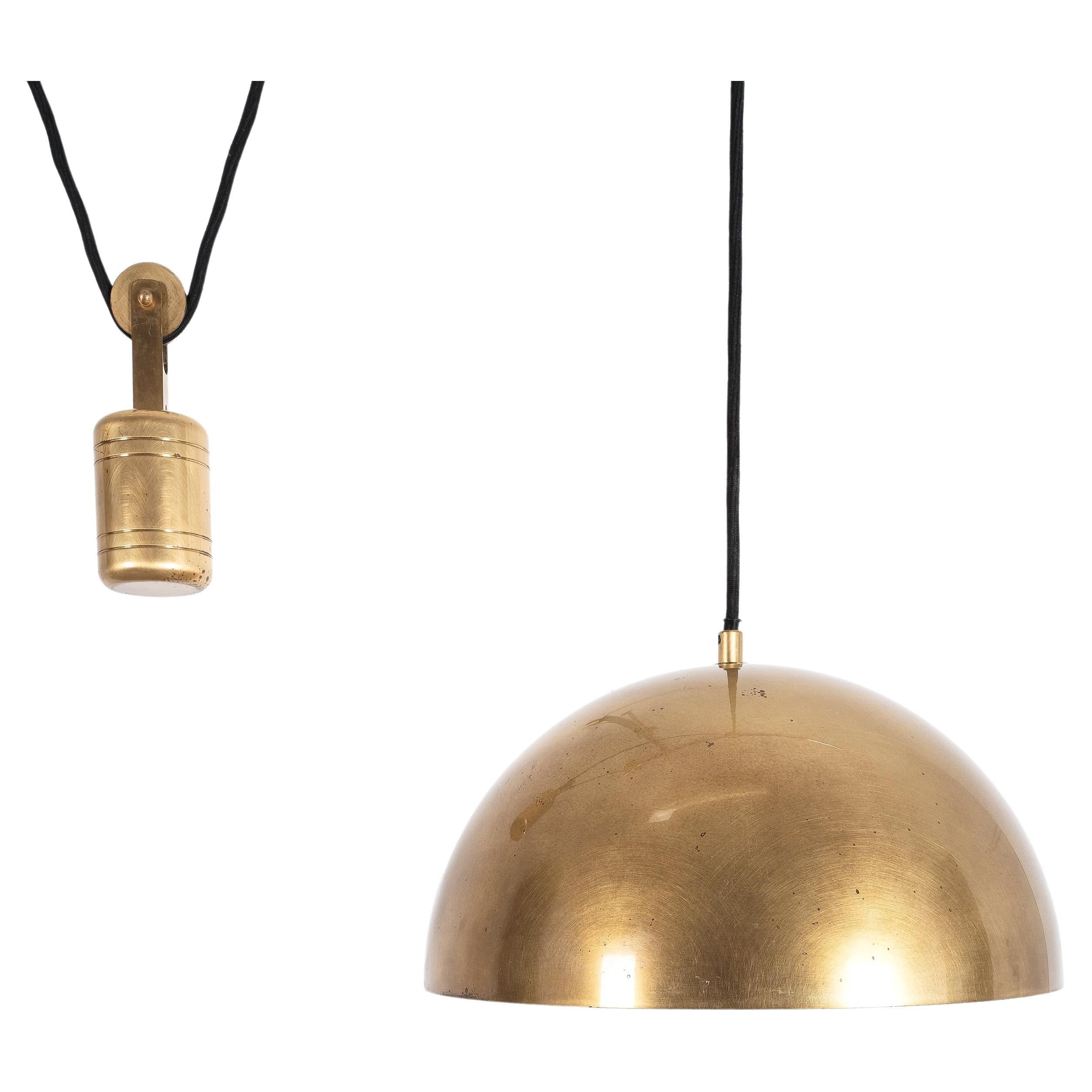  Florian Schulz Adjustable Brass Counterweight Pendant Lamp