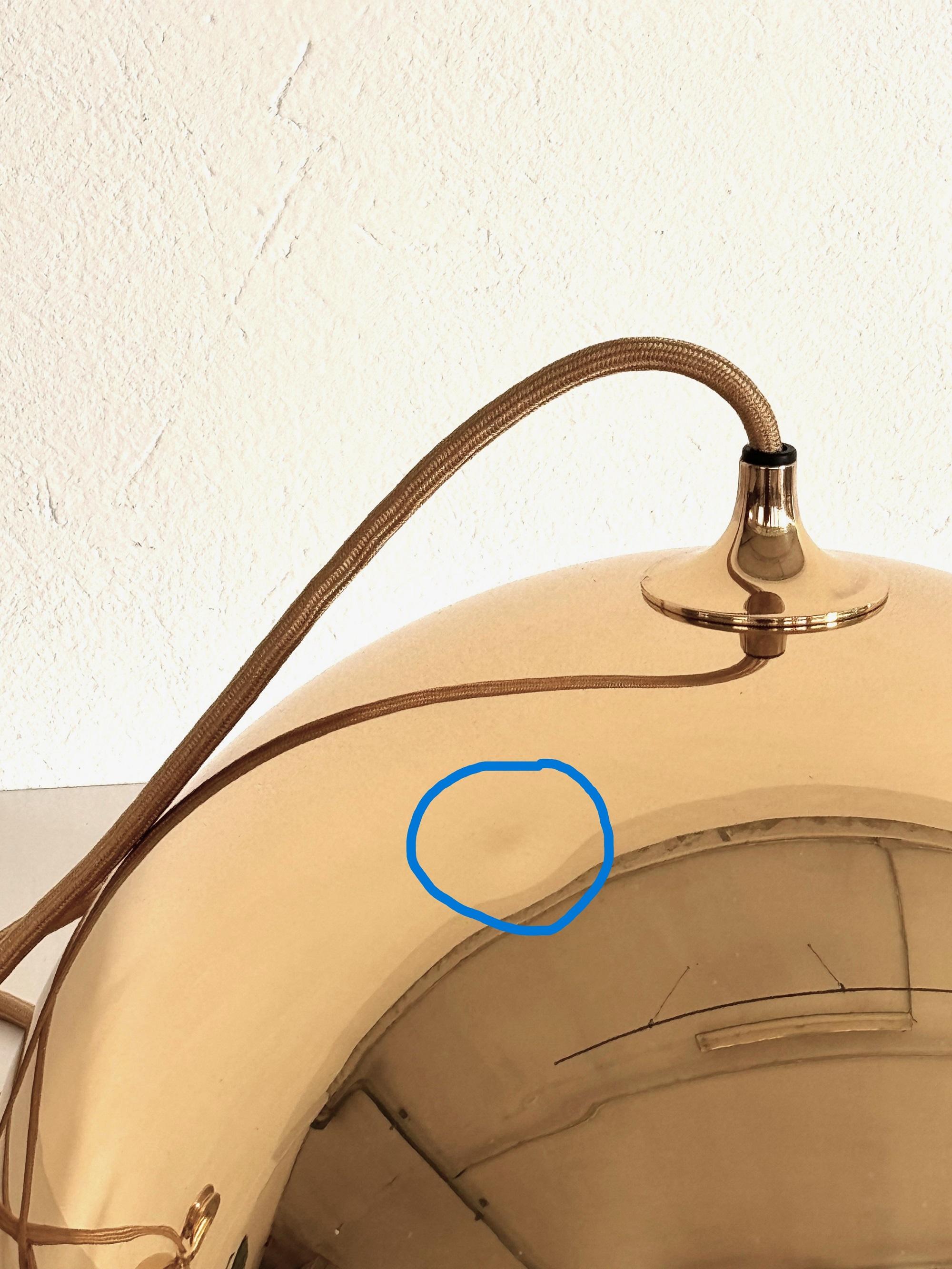 Florian Schulz Adjustable Dome Counterweight Pendant DUOS with Rotary Wheels For Sale 6