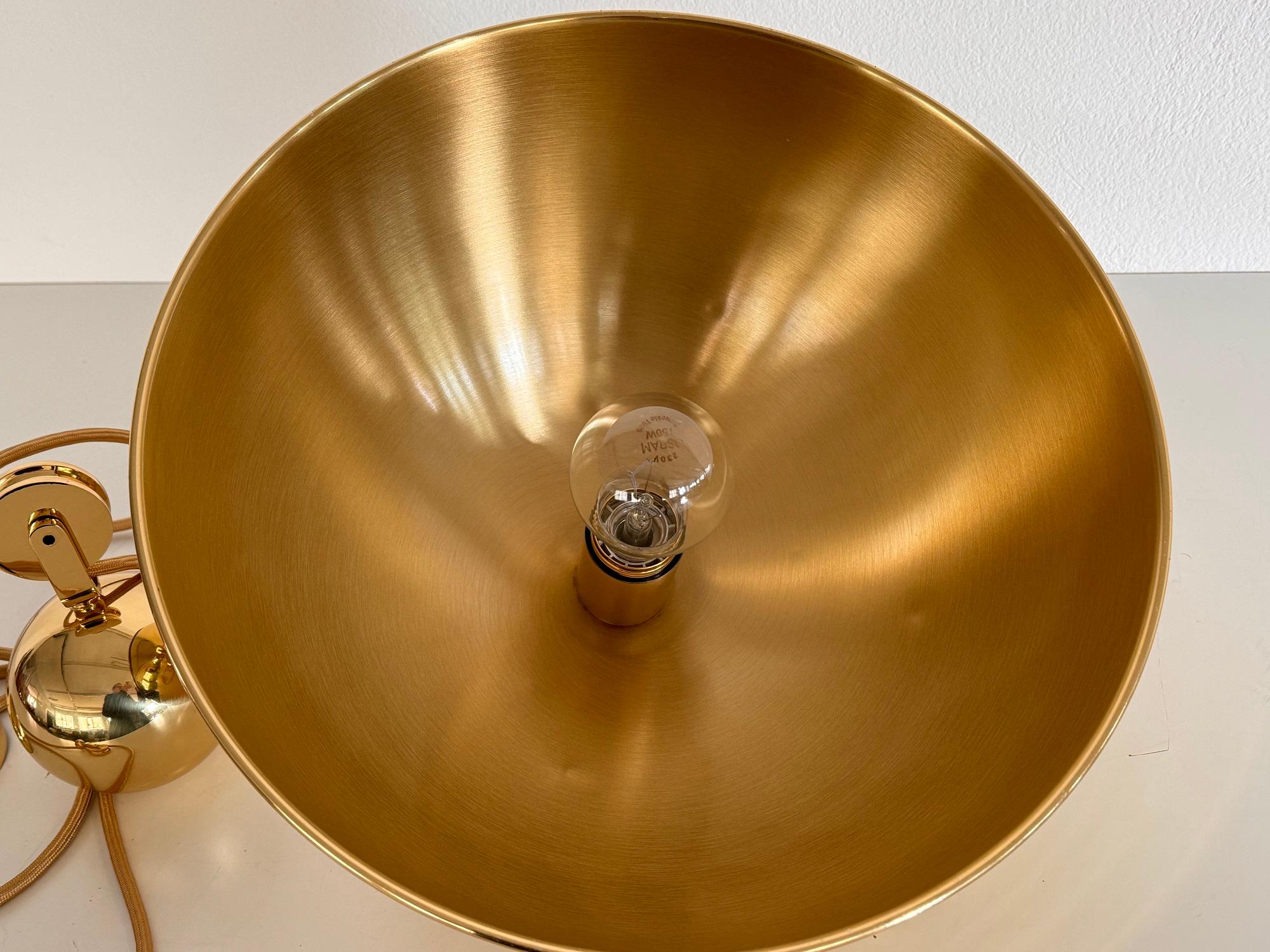 Florian Schulz Adjustable Dome Counterweight Pendant DUOS with Rotary Wheels For Sale 9