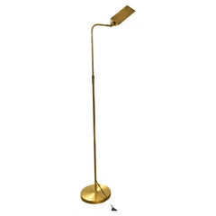 FLORIAN SCHULZ Angle Poise Adjustable Floor Lamp in Brass