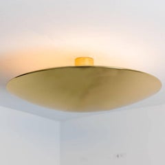 Florian Schulz Brass Flush Mount Ceiling / Wall Light
