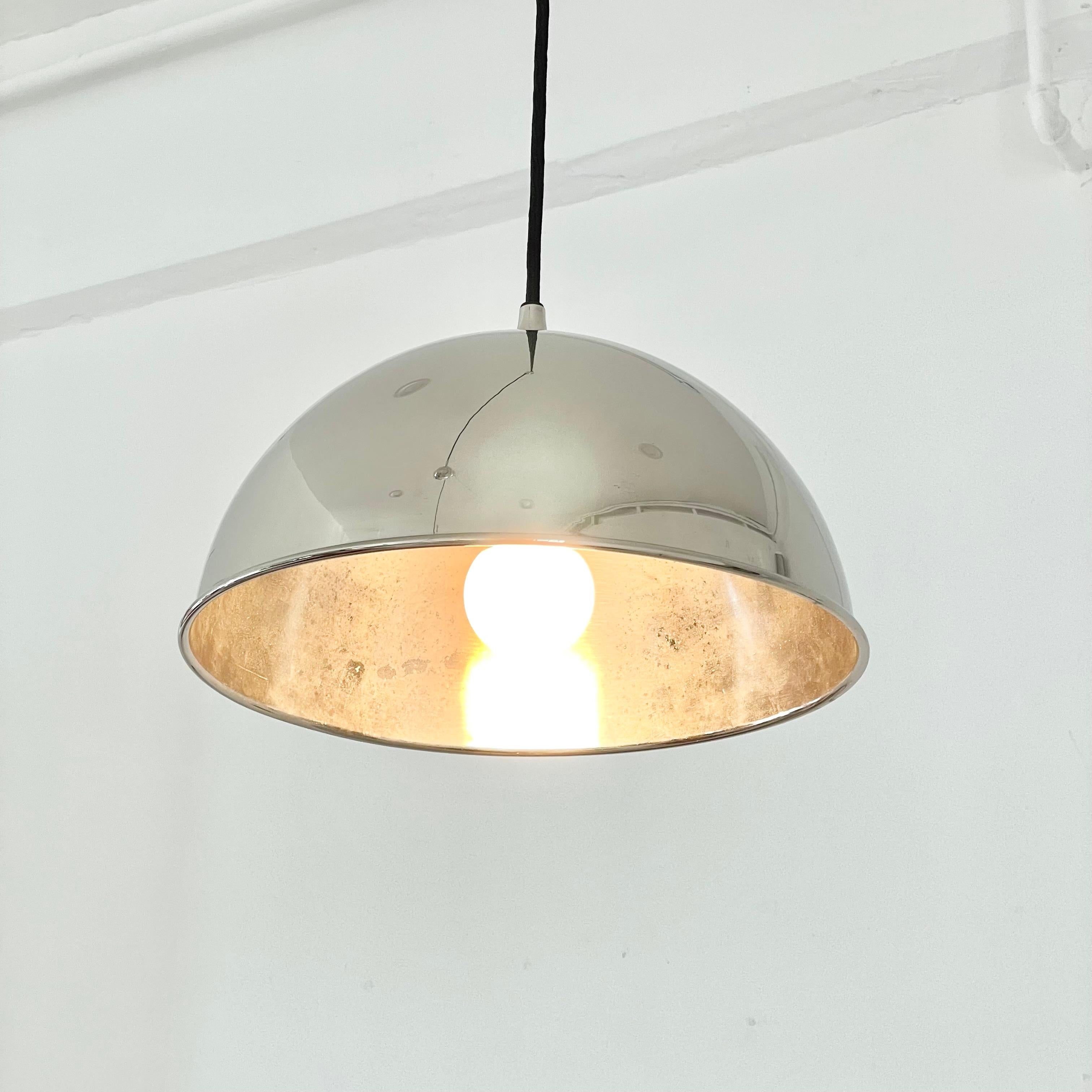 Florian Schulz Chrome Double Counter Balance Chandelier, 1980s, Germany 2