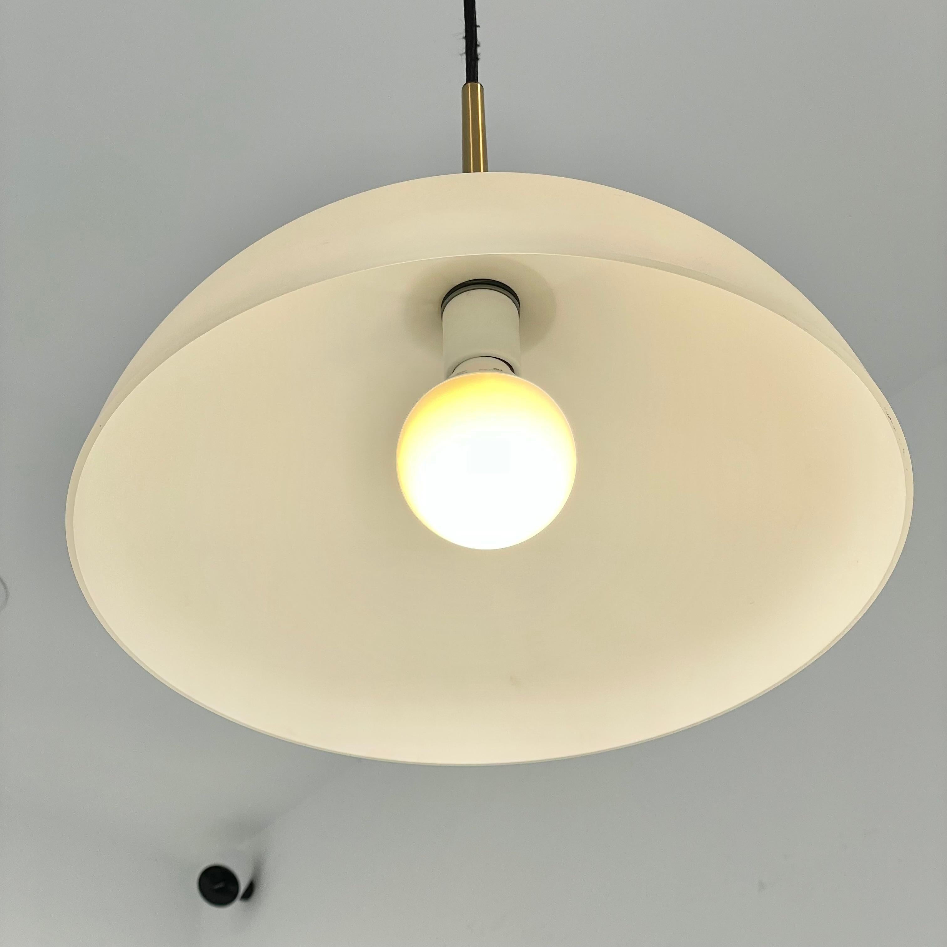 Florian Schulz Counter Balance Pendant with Frosted Glass Shade, 1970s Germany For Sale 6