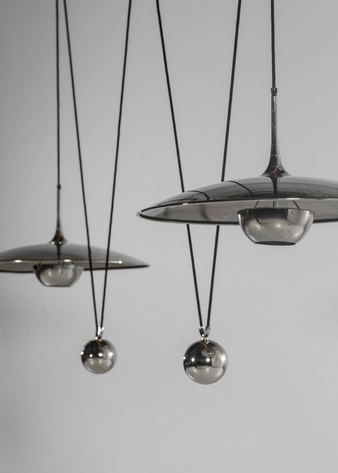 Florian Schulz Double Counter Balance Pendant In Good Condition In Ternay, Auvergne-Rhône-Alpes