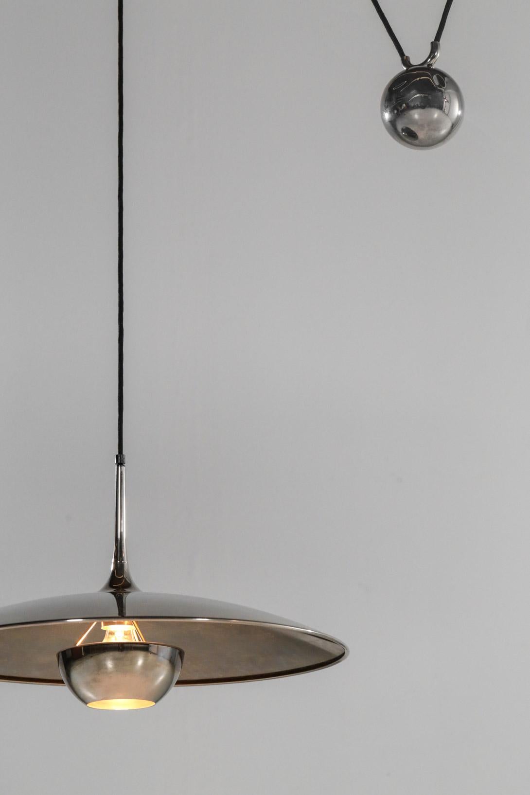 Nickel Florian Schulz Double Counter Balance Pendant