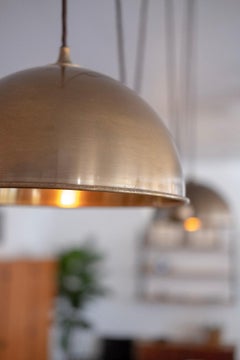 Florian Schulz Attributed Double Dome Counterbalance Pendant