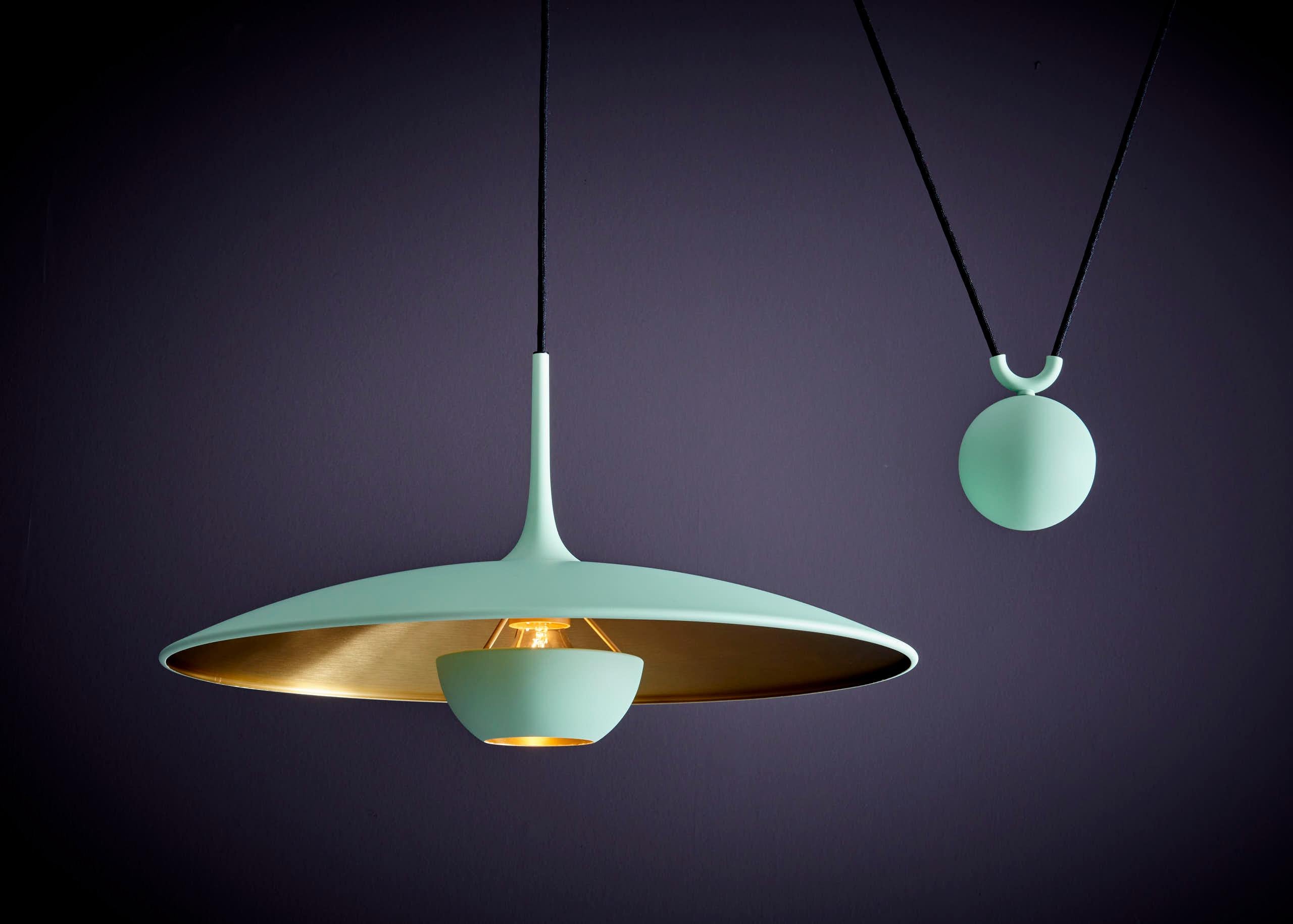Florian Schulz Double Onos 55 in Brass / Flat mint with Side Counterweight 2025 For Sale 1