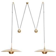 Florian Schulz Double Onos 55 Pendant Lamp with Side Counter Weights