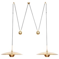 Florian Schulz Double Onos 55-Pendant Lamp with Side Counter Weights