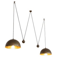 Florian Schulz Double pull pendant lamp with counterweight model Posa