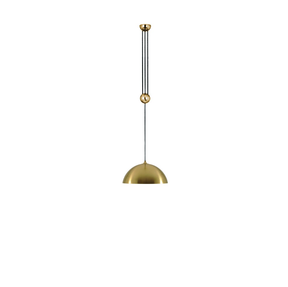Iconic Design by Florian Schulz and Jens Schump. This lamp is in perfect condition and available in nickel or polished brass. The height is adjustable, socket: E27. 

To be on the safe side, the lamp should be checked locally by a specialist