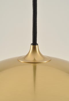 Lampe à suspension Florian Schulz Duos 36 en laiton poli ou nickel