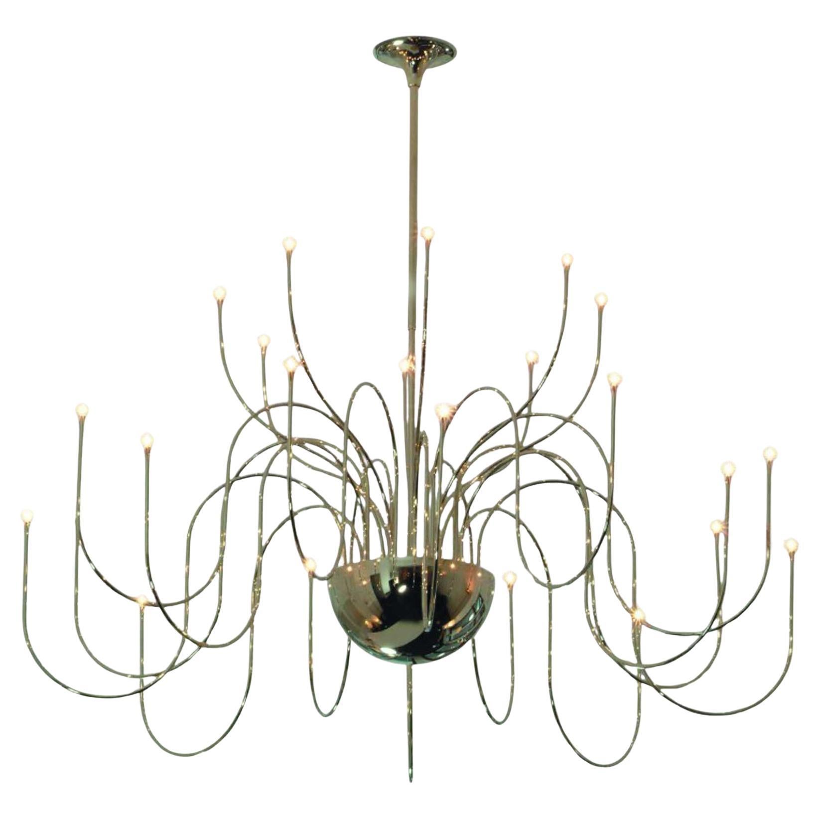 Florian Schulz "Mesa 24" Chandelier For Sale