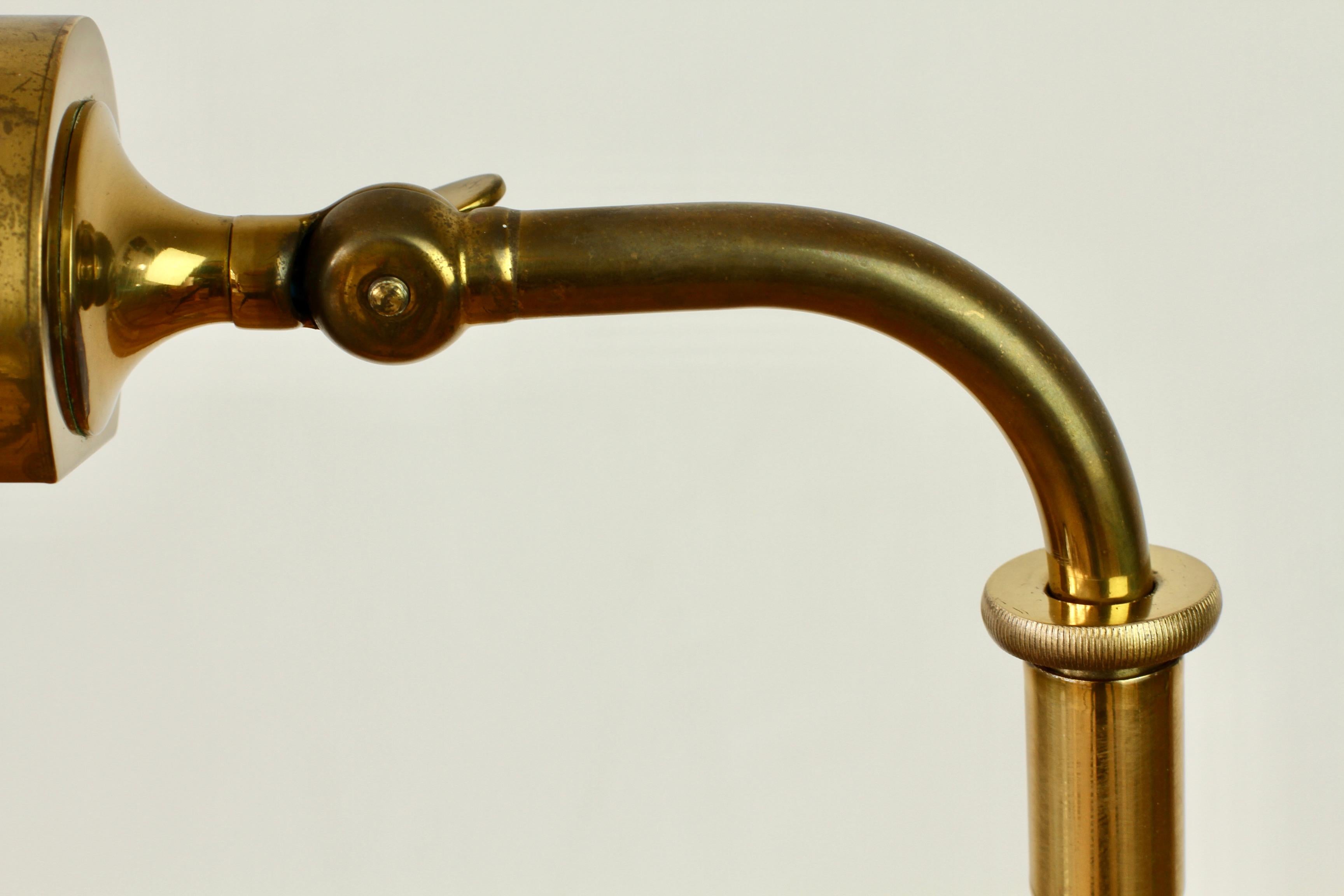 Florian Schulz Mid-Century Vintage Modernist Brass 1970s Adjustable Floor Lamp 9