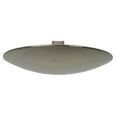 Florian Schulz Midcentury Chrome Flush Mount, 1960s