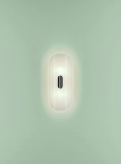 Florian Schulz New Large 'GEA' Mid-Century Modern Opaque Glass Wall Light Sconce