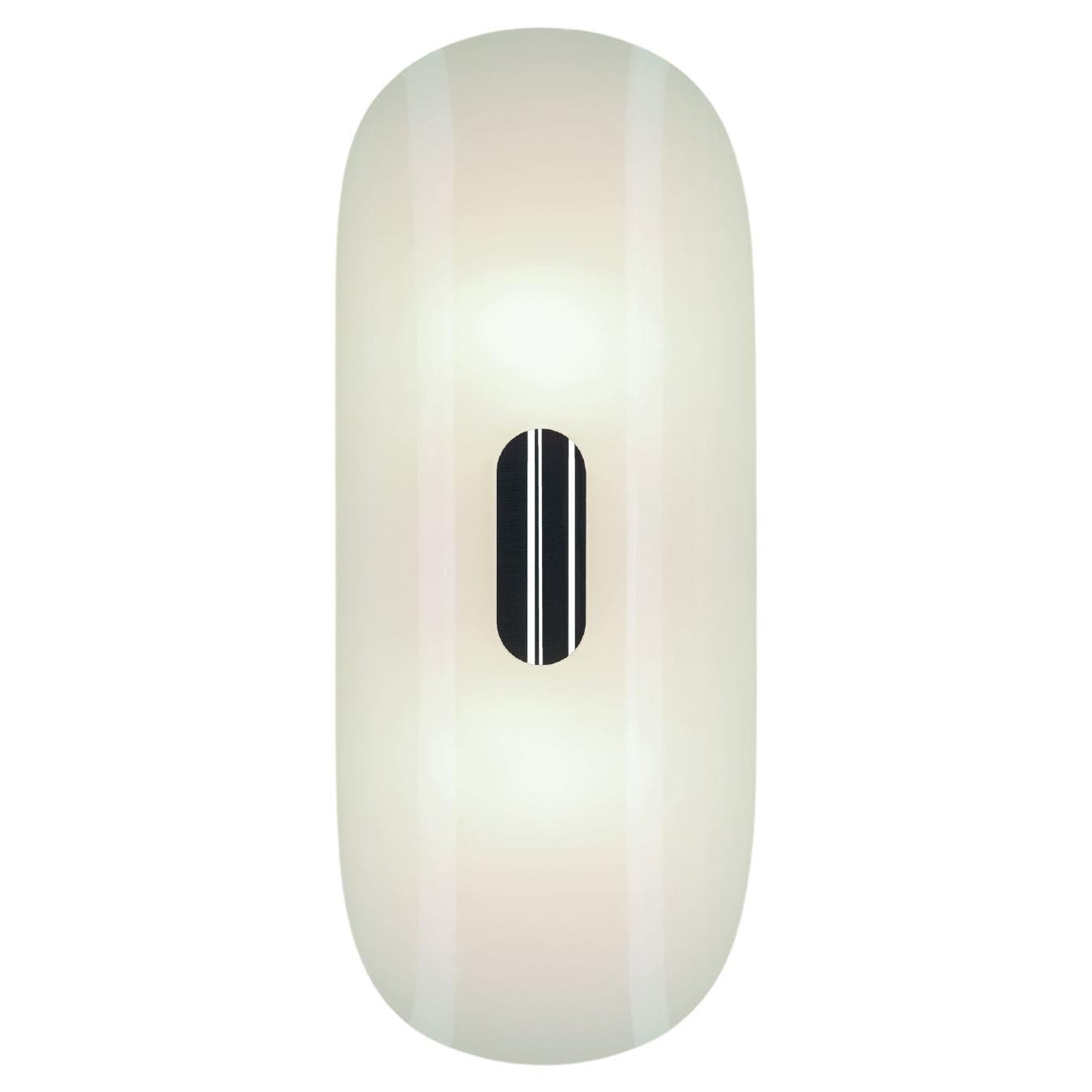 Florian Schulz New Large 'GEA' Mid-Century Modern Opaque Glass Wall Light Sconce For Sale