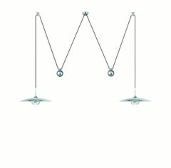 Nueva lámpara colgante regulable "ONOS 40" de Florian Schulz, moderna de mediados de siglo y cromada