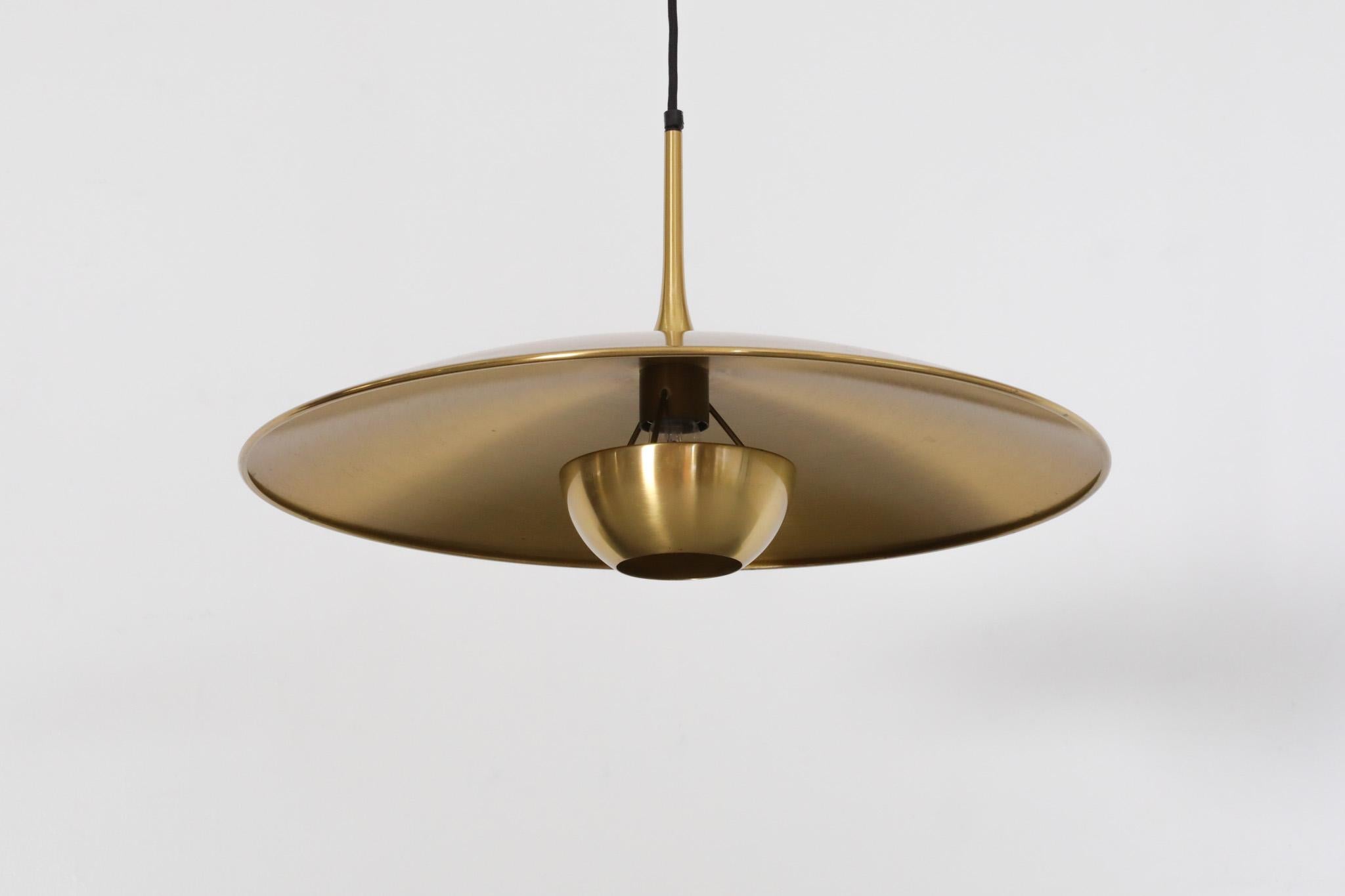 Florian Schulz 'Onos 55' Brass Ceiling Lamp In Good Condition For Sale In Los Angeles, CA