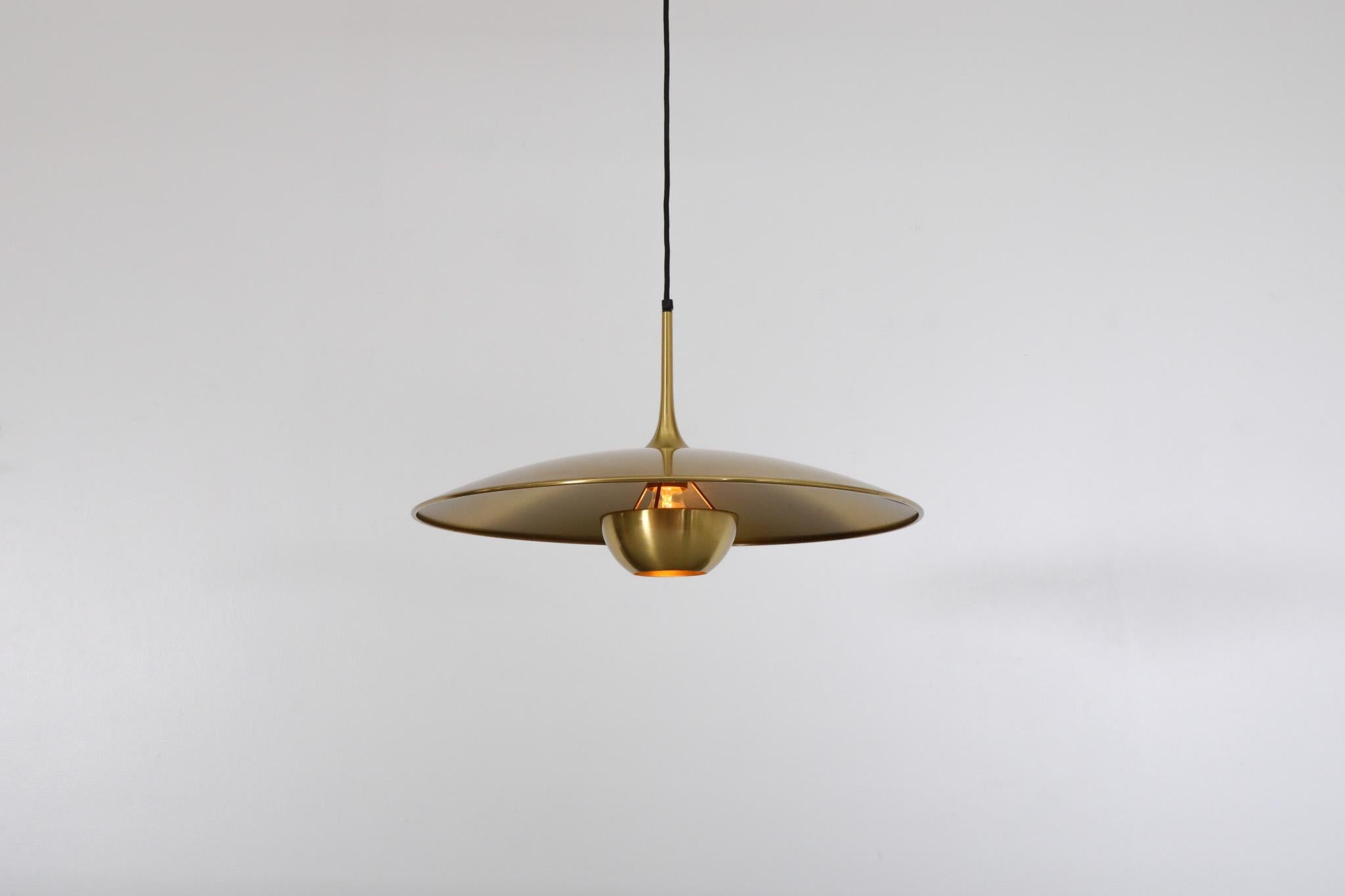 Florian Schulz 'Onos 55' Brass Ceiling Lamp For Sale 1