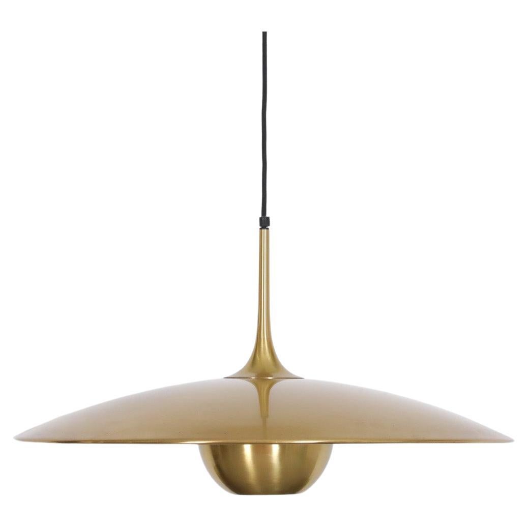 Florian Schulz 'Onos 55' Brass Ceiling Lamp For Sale