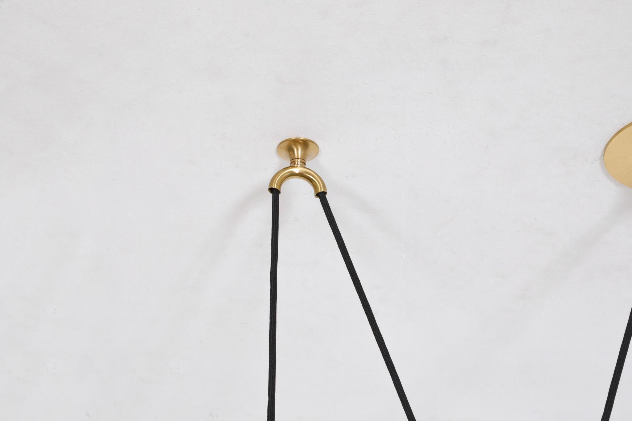 Florian Schulz 'Onos 55' Brass Counterweight Ceiling Lamp 5