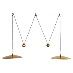 Florian Schulz Onos 55 Pendentif en laiton à double tirette avec contrepoids