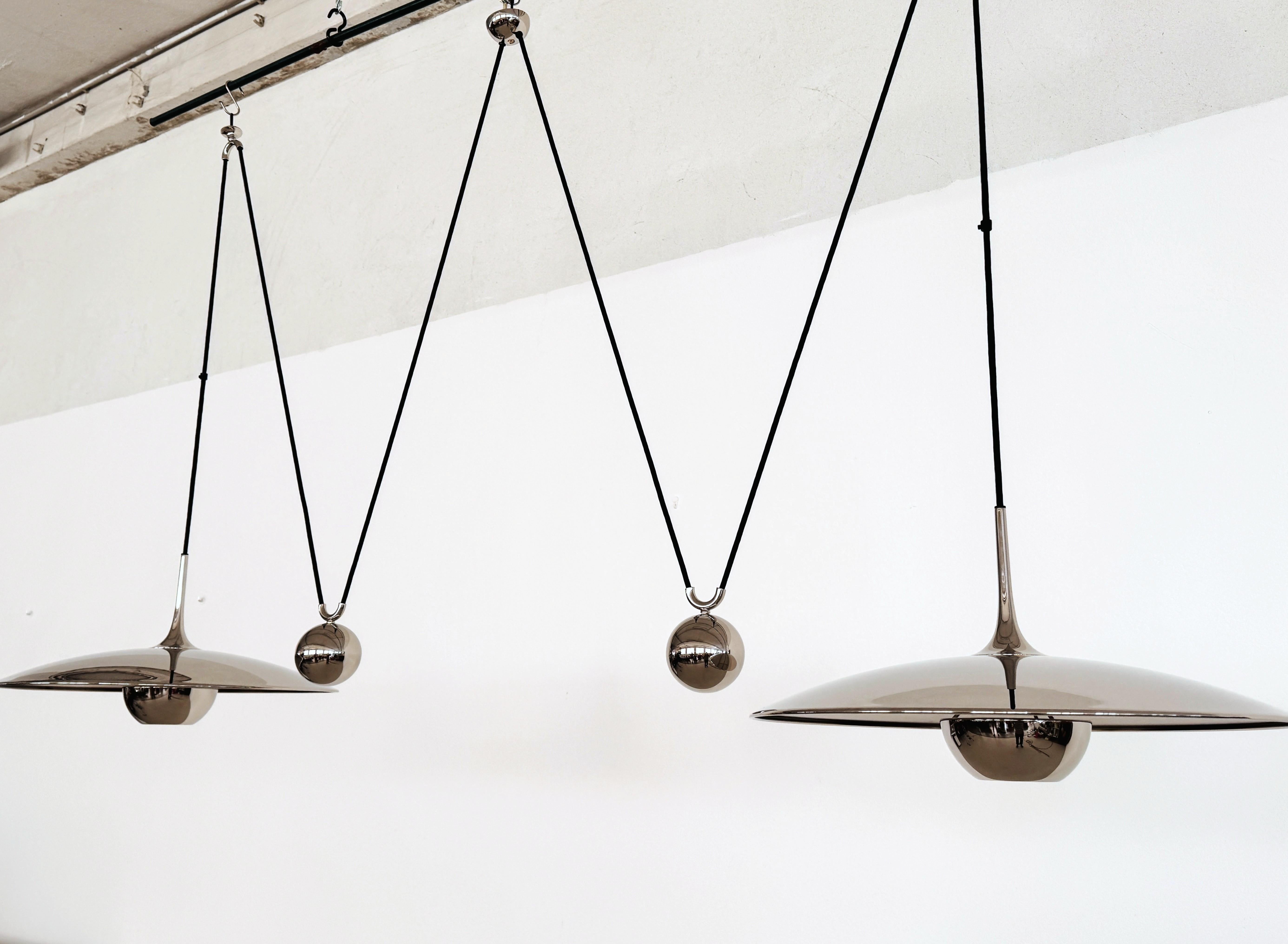 Florian Schulz Onos 55 Pendentif à double tirette en nickel avec contrepoids en vente 6