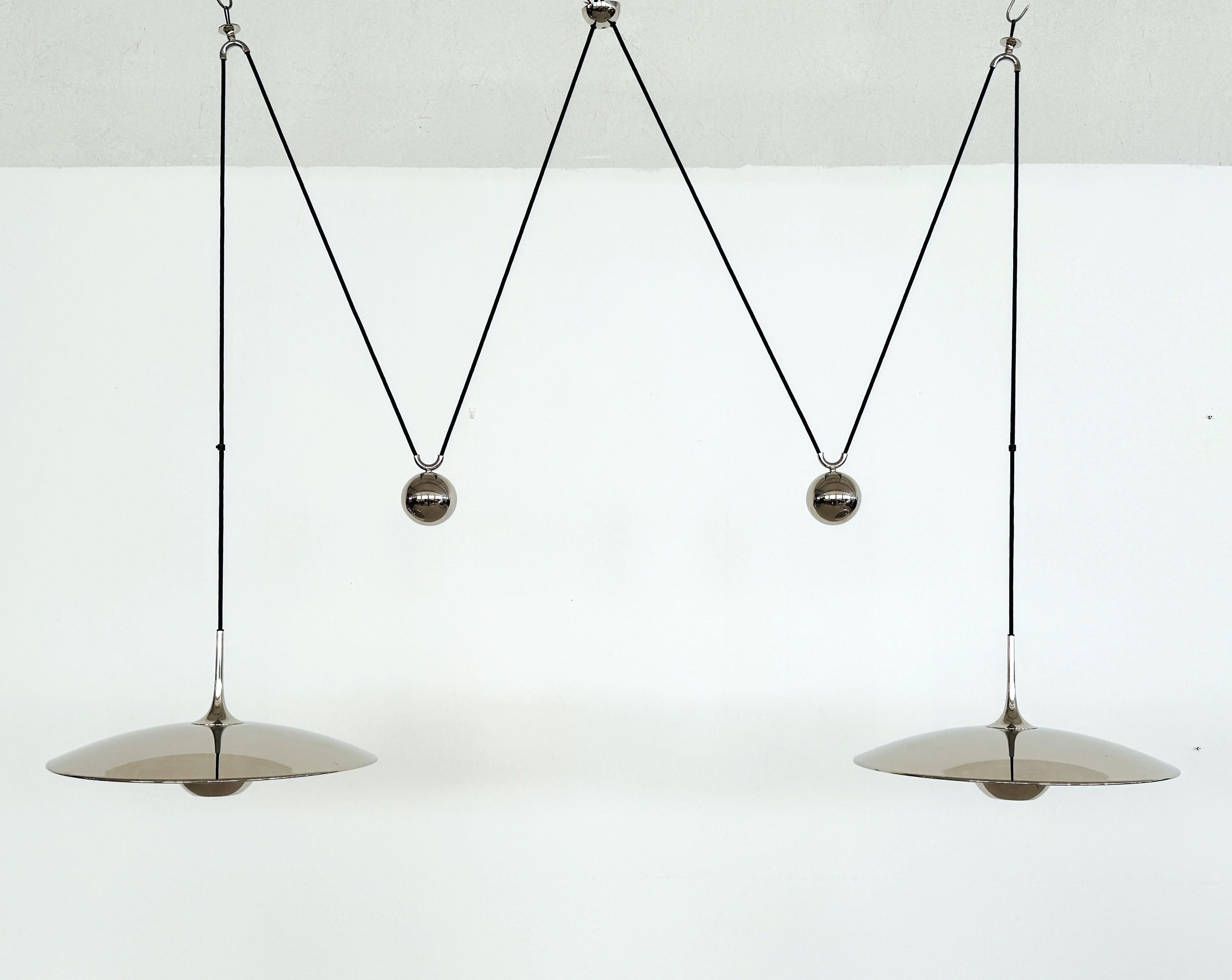 Allemand Florian Schulz Onos 55 Pendentif à double tirette en nickel avec contrepoids en vente