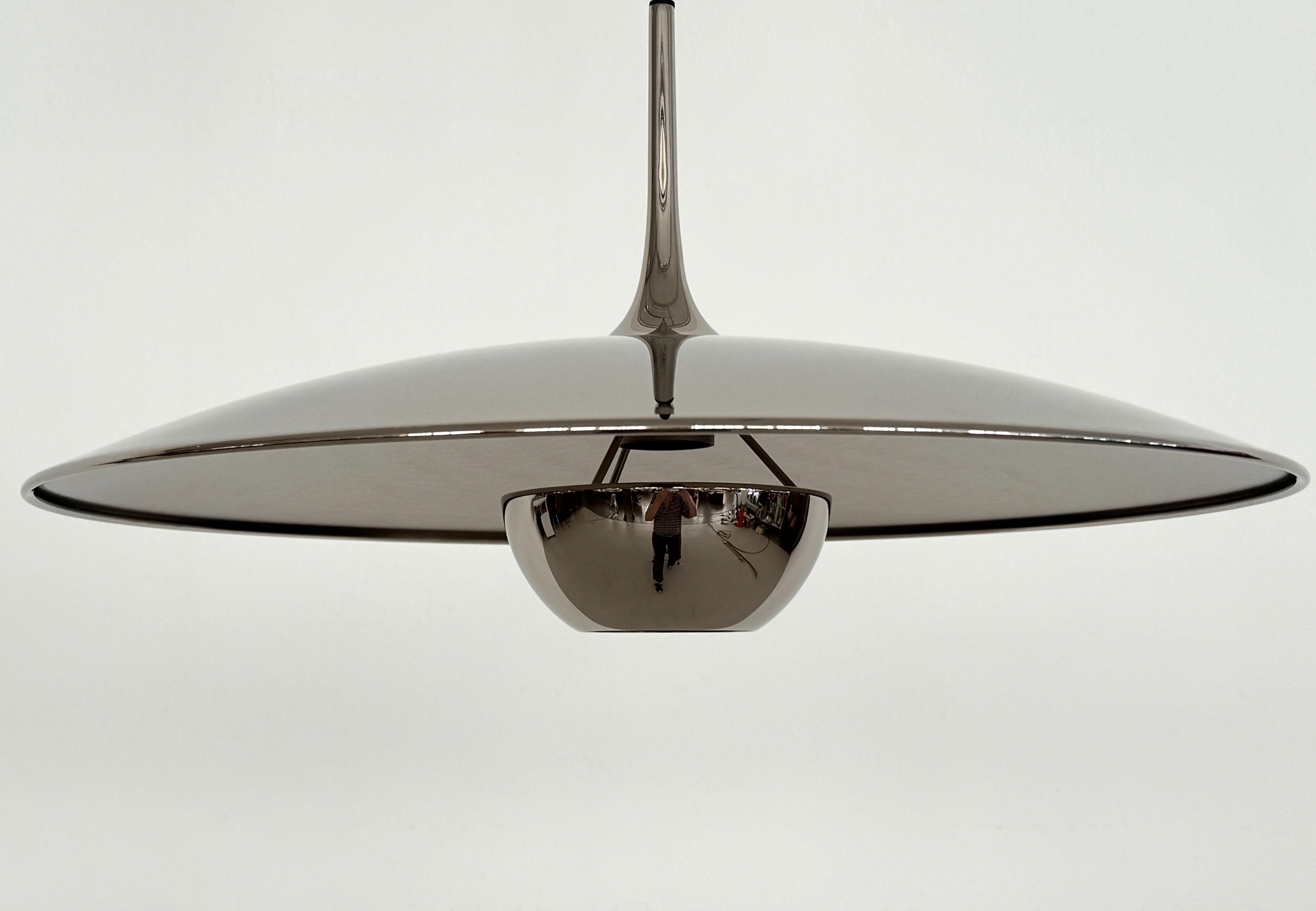 Nickel Florian Schulz Onos 55 Pendentif à double tirette en nickel avec contrepoids en vente
