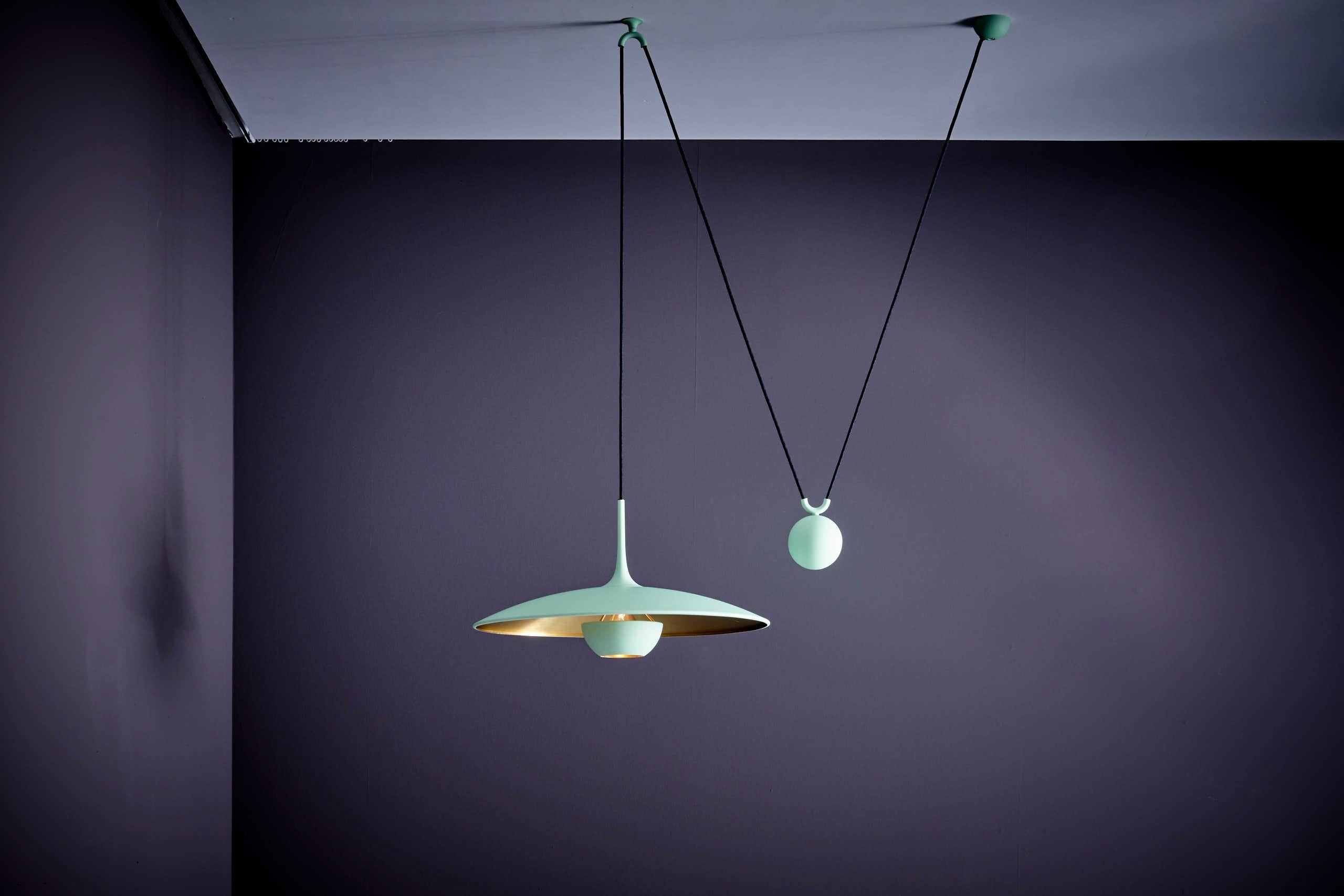 Florian Schulz Onos 55 in ottone e menta piatta con contrappeso laterale 2023 In condizioni Nuovo in vendita a Berlin, DE