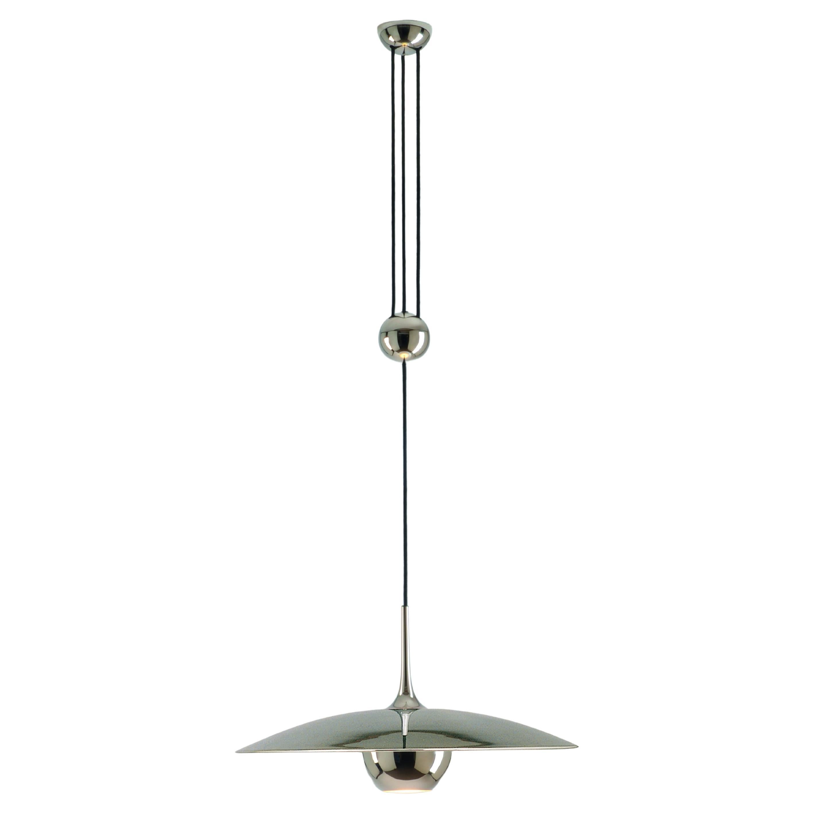 Florian Schulz 'Onos 55' Nickel Brass Counterbalanced Adjustable Pendant Light