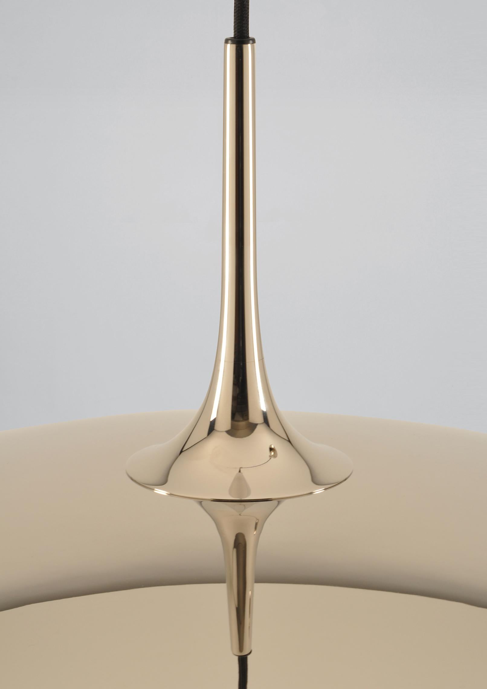 Mid-Century Modern Florian Schulz Onos 55 in Polished Brass with Side Counterweight