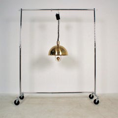 Florian Schulz Pendentif en laiton avec Lights, Allemagne, 1970