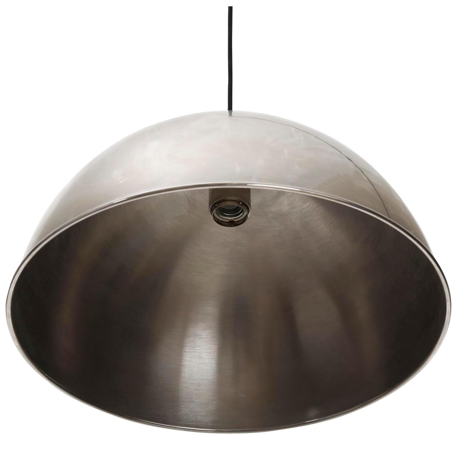 Florian Schulz Pendant Light Counterweight Counterbalance Patinated Nickel, 1970 In Good Condition For Sale In Hausmannstätten, AT