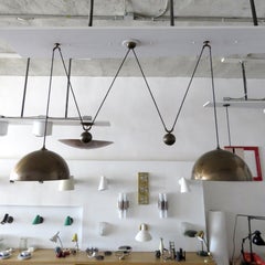 Florian Schulz "Posa" Double Counter Balance Pendants, 1970