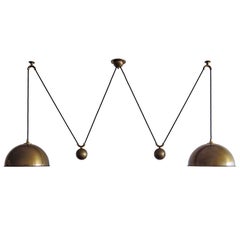 Florian Schulz "Posa" Double Counter Balance Pendants, 1970