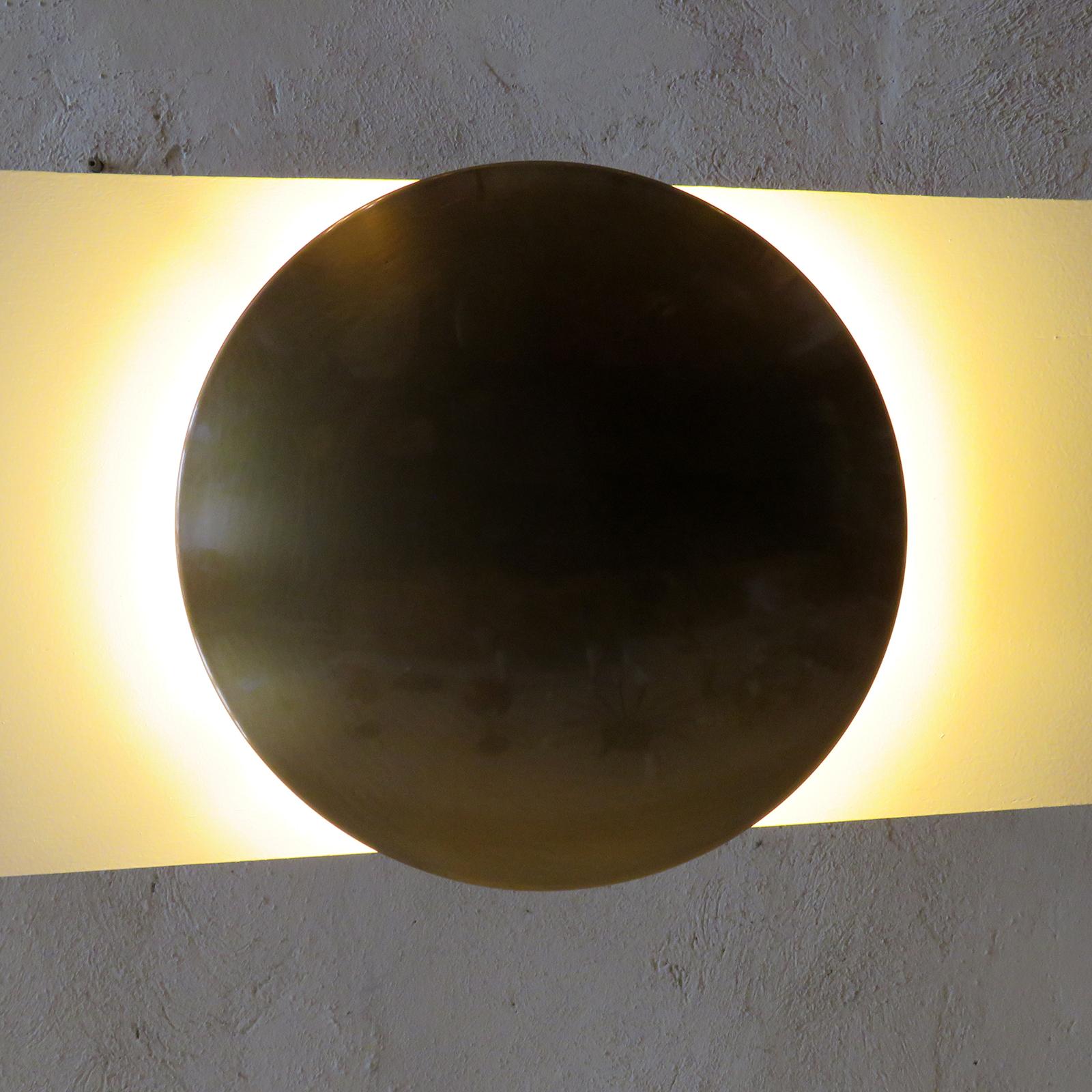 Florian Schulz 'Sela 40' Brass Flushmount Light, 1970 2