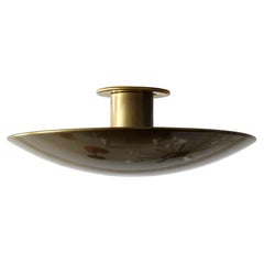 Florian Schulz 'Sela 40' Brass Flushmount Light, 1970