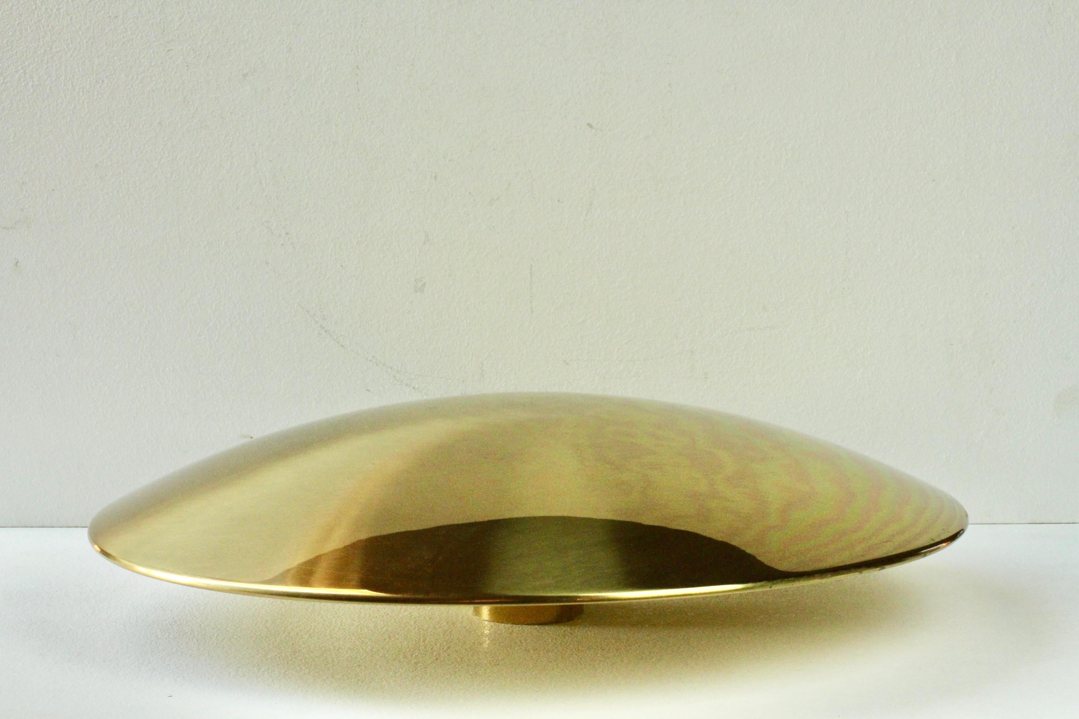 Florian Schulz SELA 55 Lampada da soffitto modernista vintage in ottone degli anni '70 In condizioni buone in vendita a Landau an der Isar, Bayern