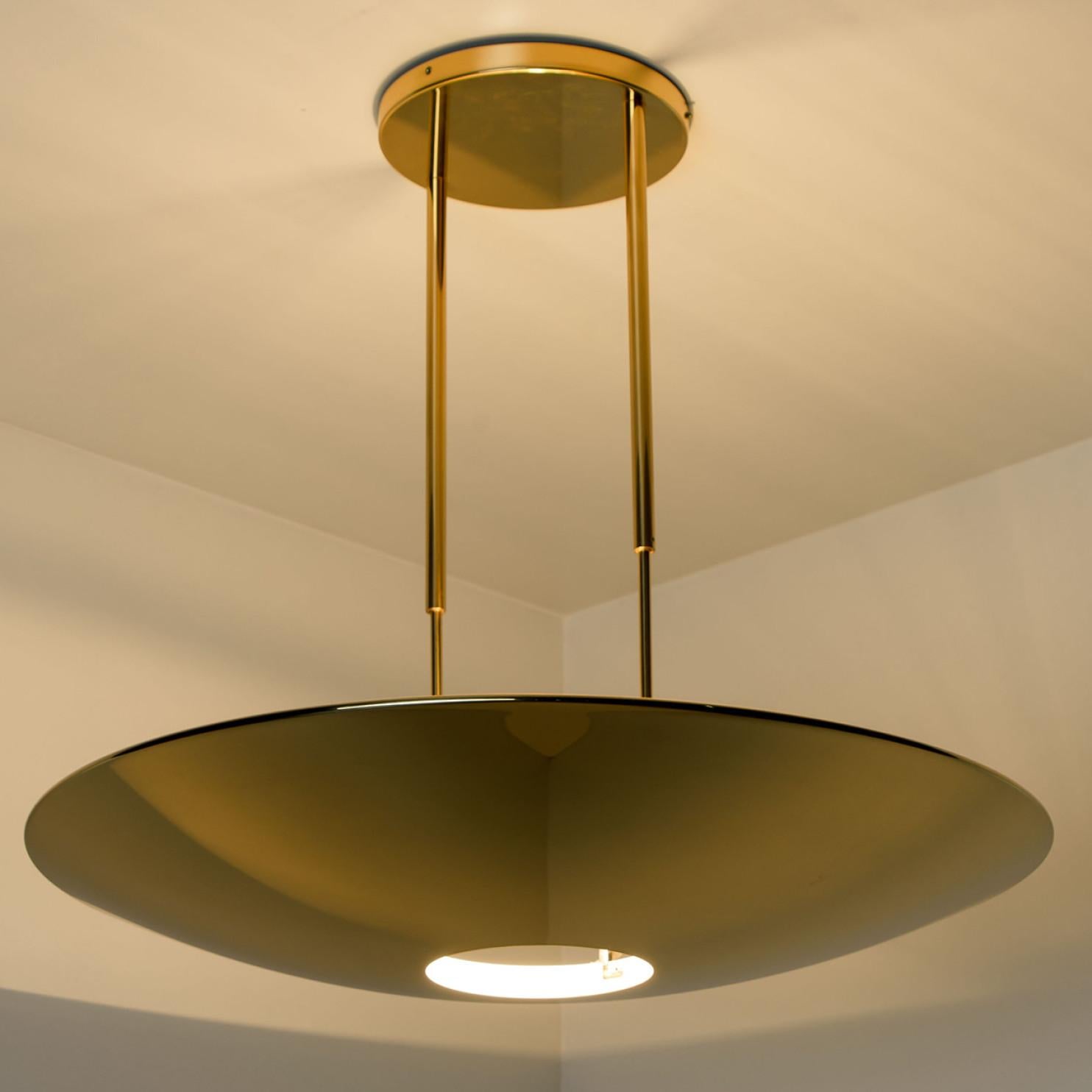 Other Florian Schulz 'Sola 80' Brass Pendant Lamp or Ceiling Fixture