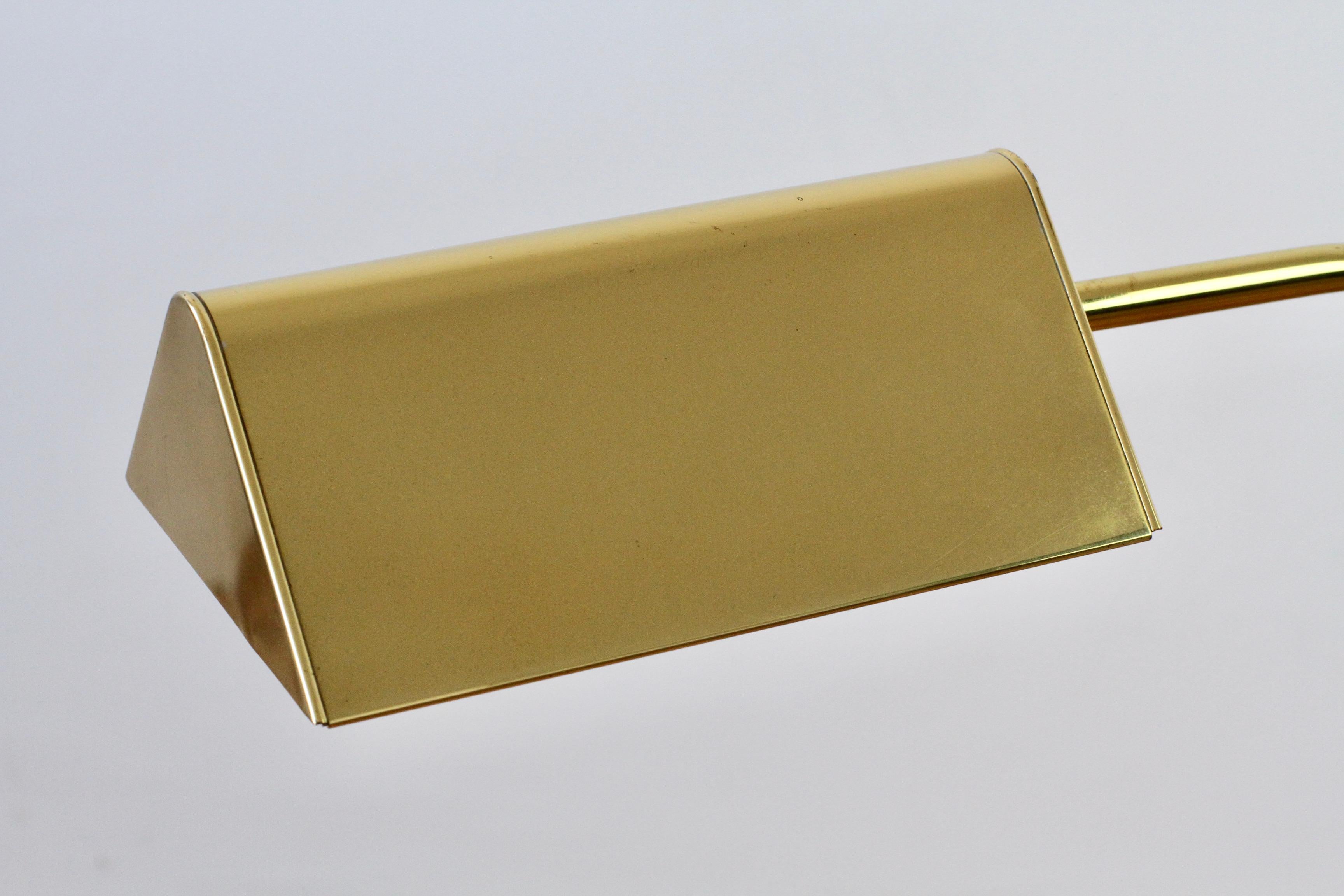 Florian Schulz Style Midcentury Vintage Brass Adjustable Floor Lamp by Sölken 5