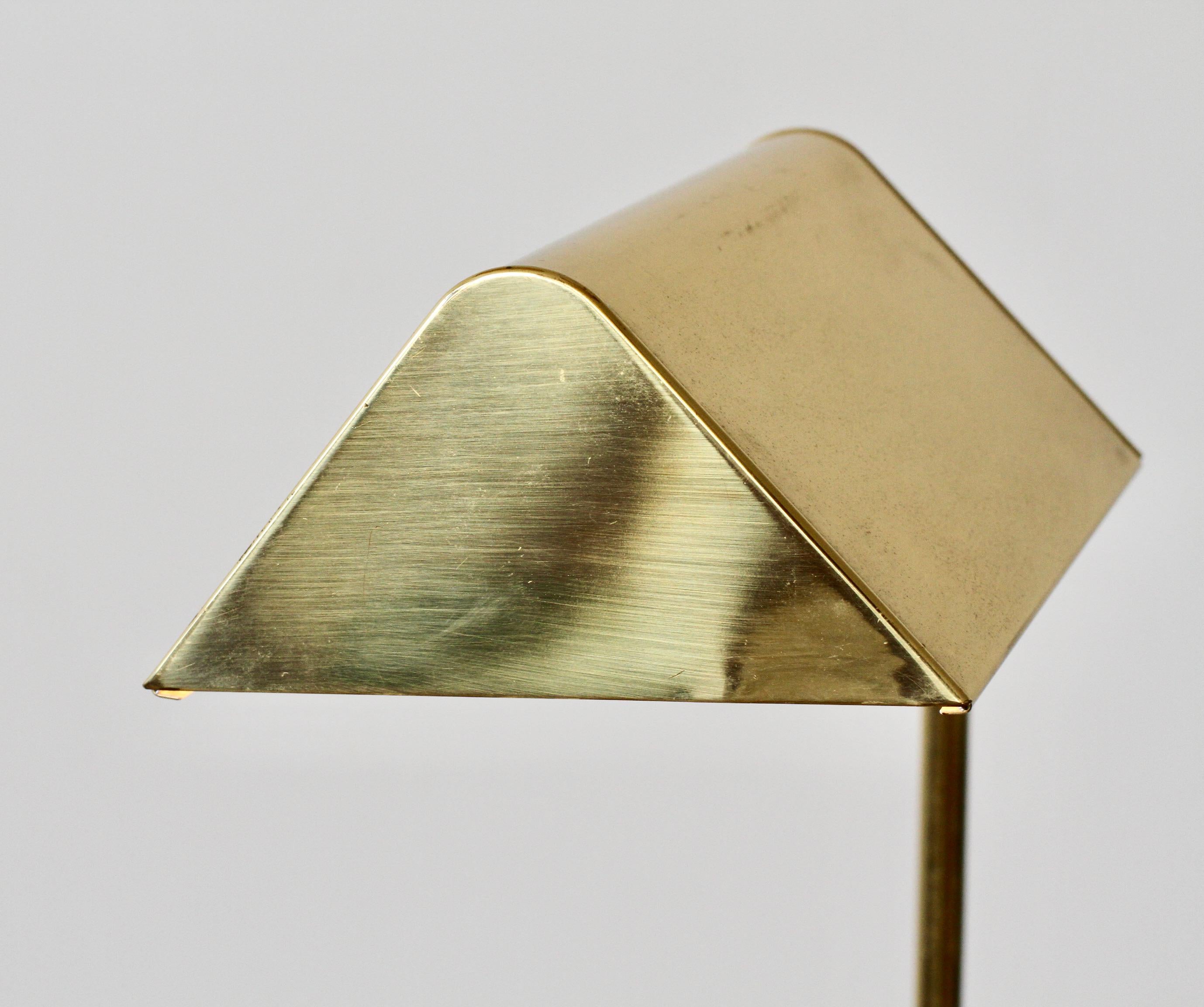 Florian Schulz Style Midcentury Vintage Brass Adjustable Floor Lamp by Sölken 6