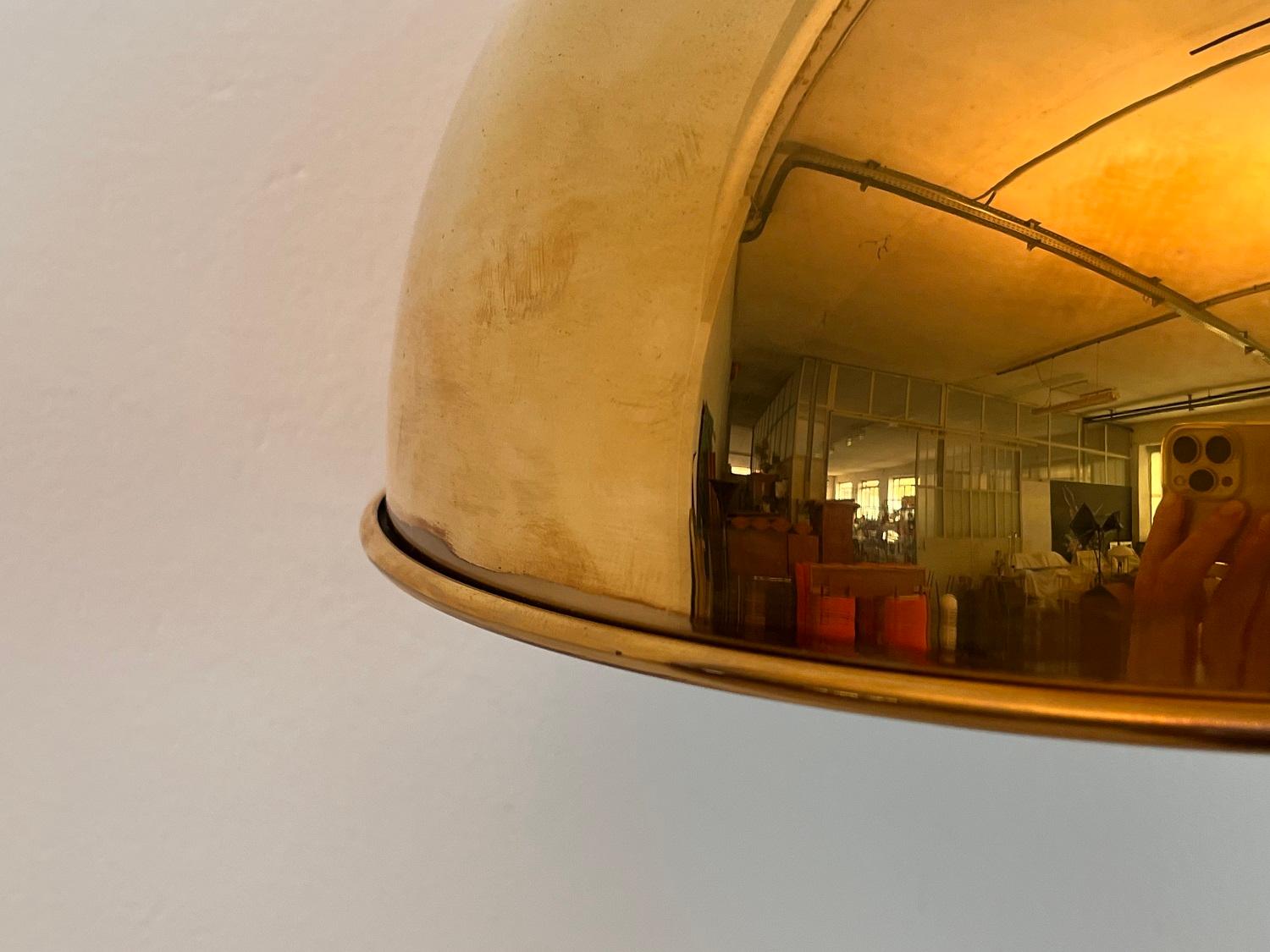 Florian Schulz Vintage Adjustable XXL Wall Mounted Arc Lamp BOCA in Brass, 1970s 10