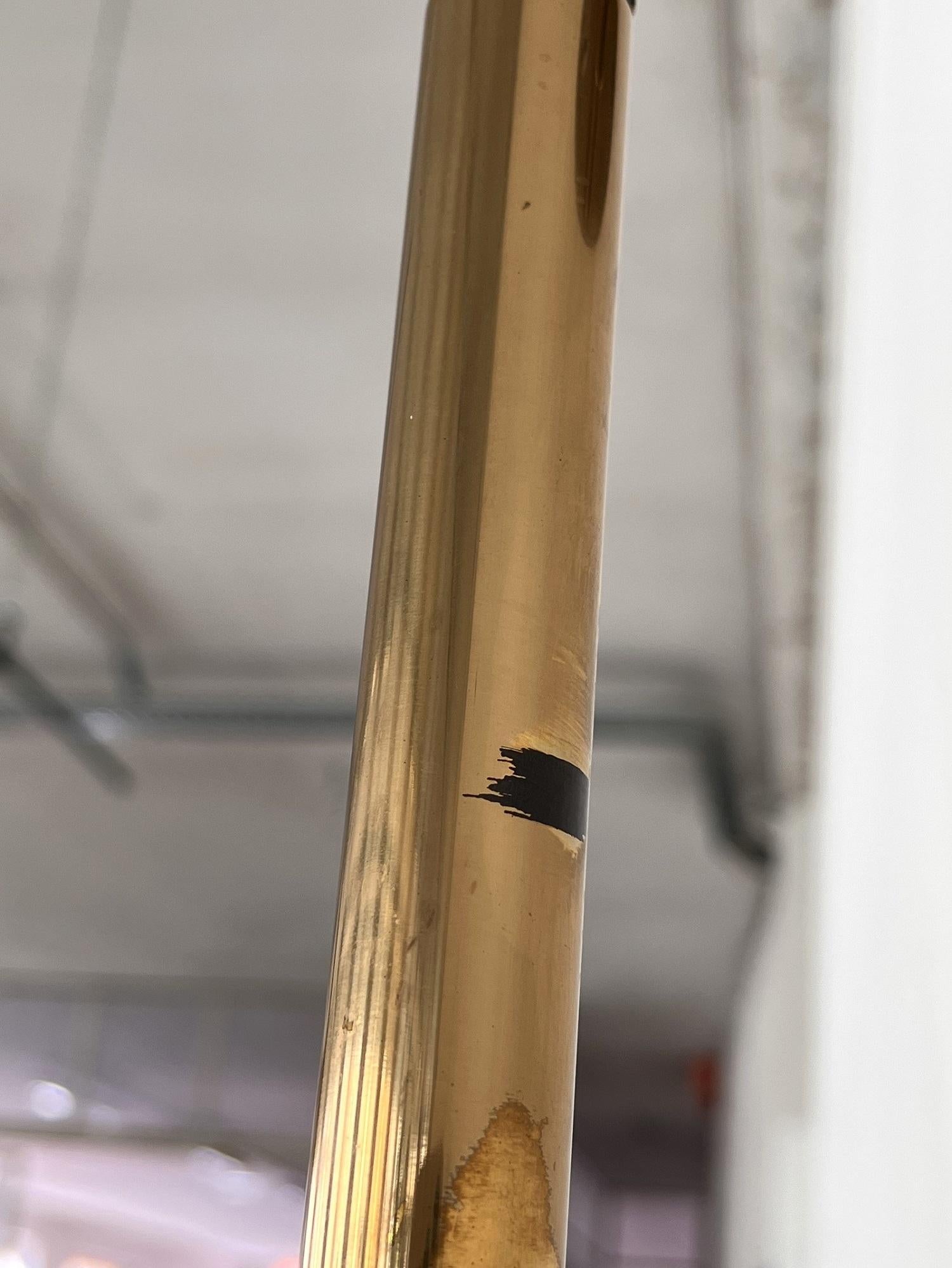 Florian Schulz Vintage Adjustable XXL Wall Mounted Arc Lamp BOCA in Brass, 1970s 12