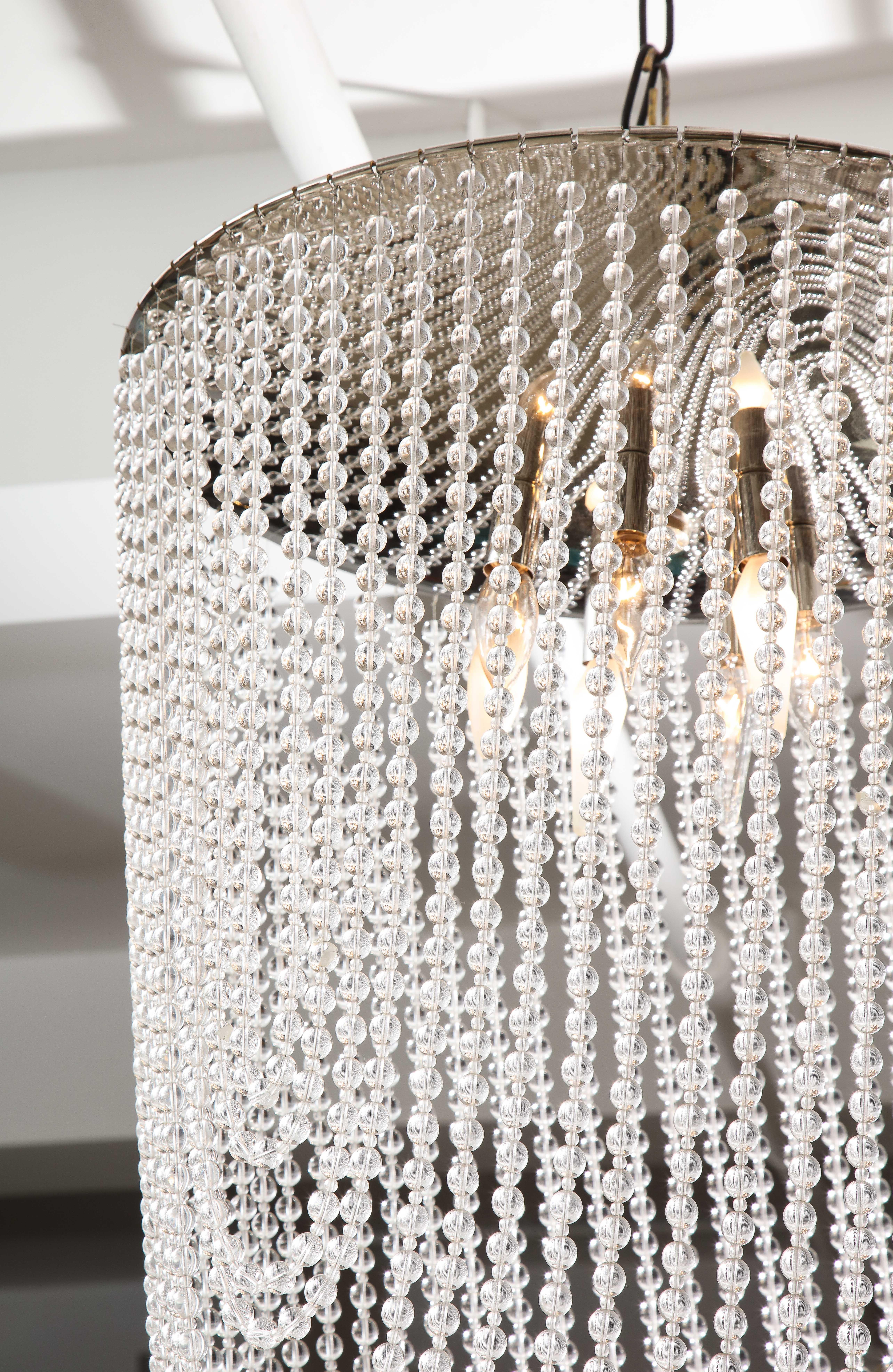  Florian Schulz Waterfall Crystal Chandelier For Sale 5