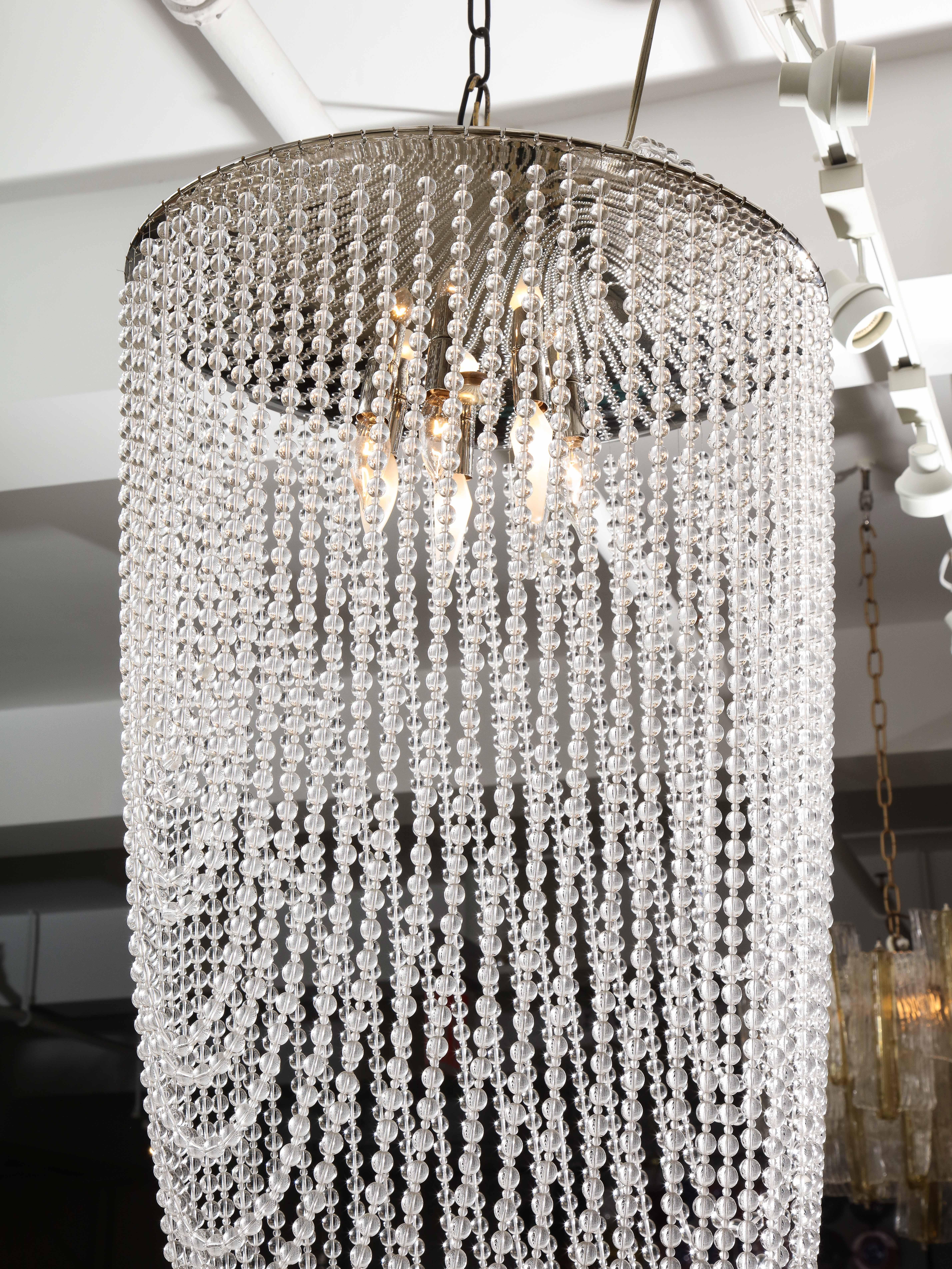  Florian Schulz Waterfall Crystal Chandelier For Sale 6