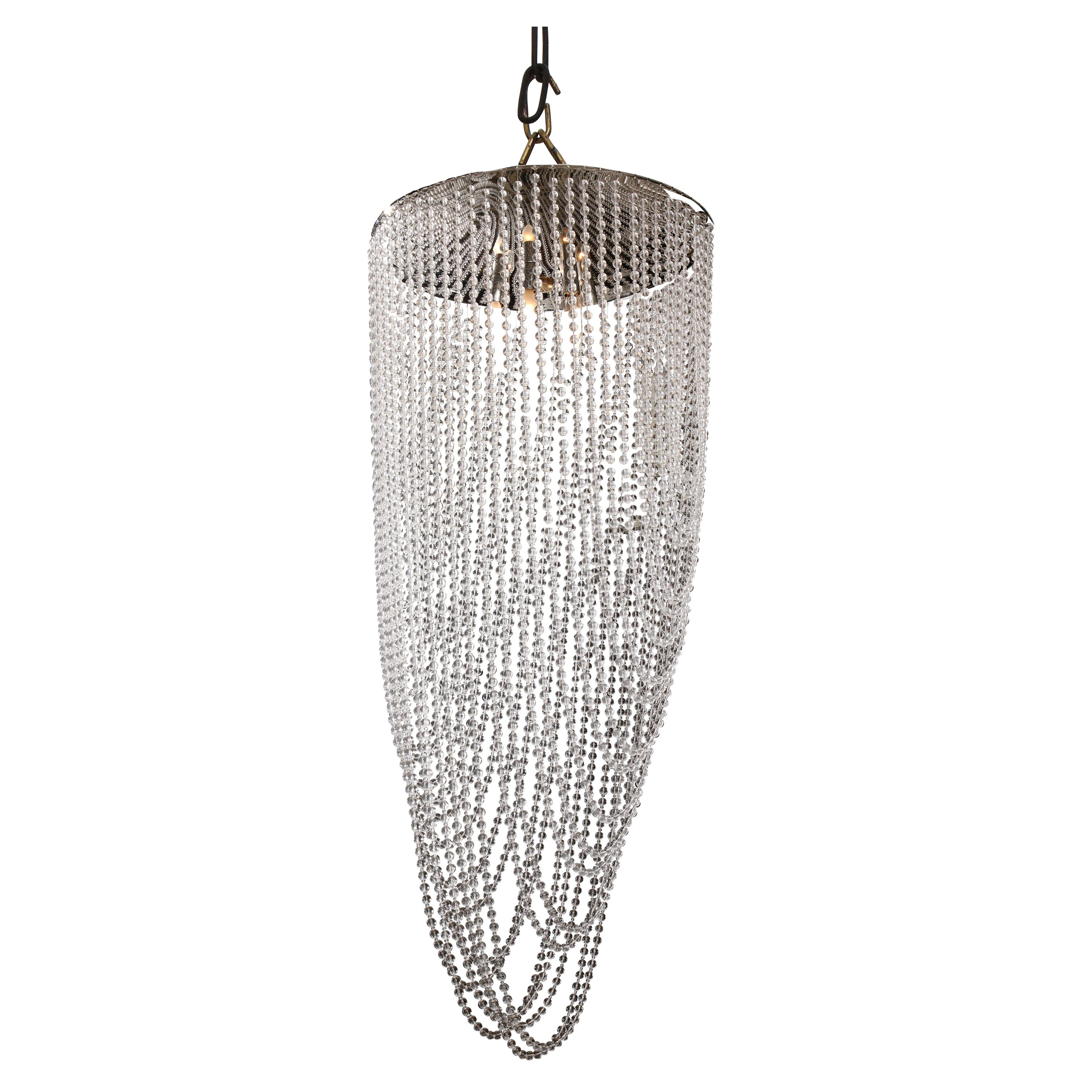 Florian Schulz Lustre en cristal en cascade en vente