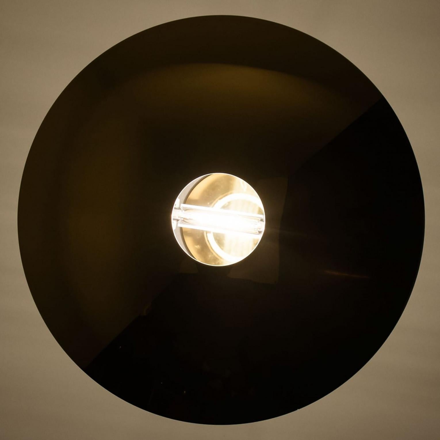 Lampada a sospensione o plafoniera in ottone Florian Schulz XL in vendita 3